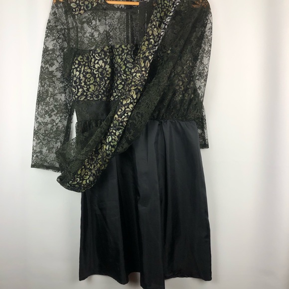 French Connection Molly Lace Fit & Flare Dress - Size 6 - Picture 16 of 16